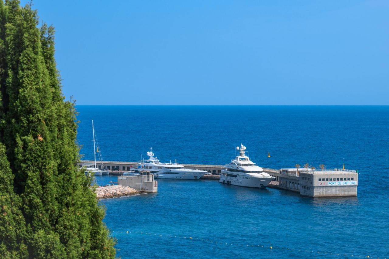 Saint-Antoine Proche Monaco, Vue Mer Et Acces A La Plage公寓 外观 照片